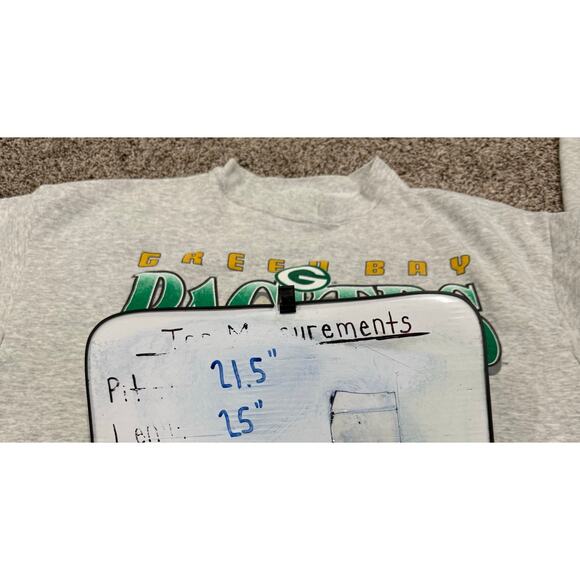 VTG 90s 1995 Men's Grey NFL Green Bay Packers Division Champions Crewneck Sz S - Picture 7 of 7